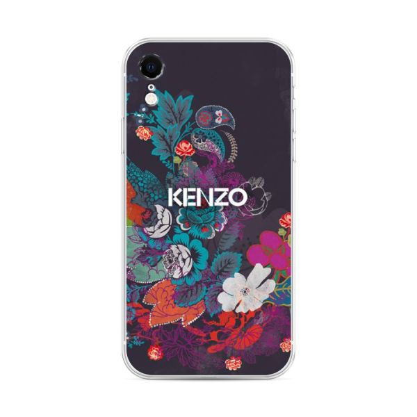 Silicone case Kenzo in colors for iPhone XR (10R)