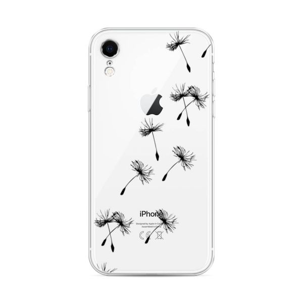 Flying Dandelions Silicone Case for iPhone XR (10R)
