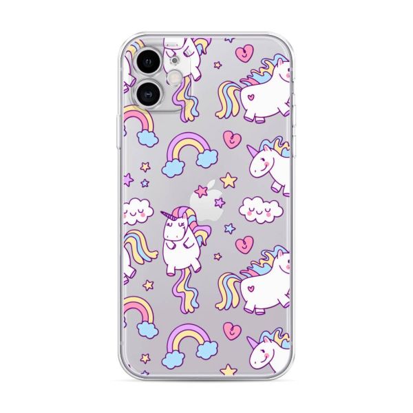 Sweet unicorns dreams silicone case for iPhone 11